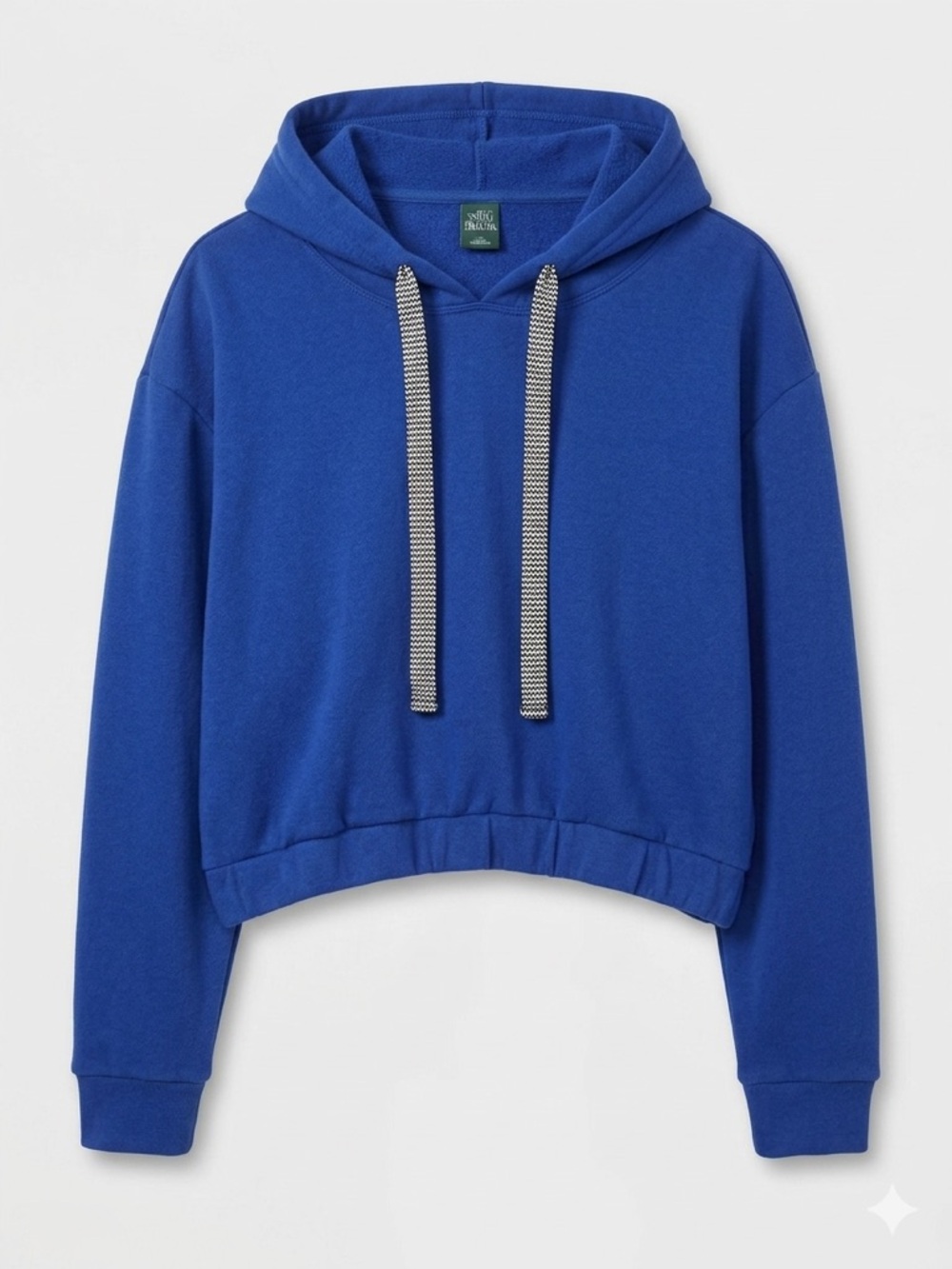 Wild Fable Bright Blue Cropped Hoodie 2X